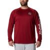 imageColumbia Mens CLG Terminal Tackle Ls ShirtSc  Beet  White
