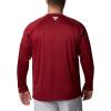 imageColumbia Mens CLG Terminal Tackle Ls ShirtSc  Beet  White