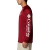 imageColumbia Mens CLG Terminal Tackle Ls ShirtSc  Beet  White