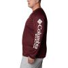 imageColumbia Mens CLG Terminal Tackle Ls ShirtTam  Deep Maroon  White
