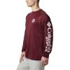 imageColumbia Mens CLG Terminal Tackle Ls ShirtTam  Deep Maroon  White