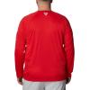 imageColumbia Mens CLG Terminal Tackle Ls ShirtUga  Bright Red  White