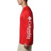 imageColumbia Mens CLG Terminal Tackle Ls ShirtUga  Bright Red  White