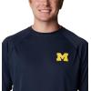 imageColumbia Mens CLG Terminal Tackle Ls ShirtUm  Collegiate Navy  Collegiate Yellow