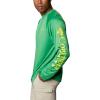 imageColumbia Mens CLG Terminal Tackle Ls ShirtUo  Fuse Green  Yellow Glo