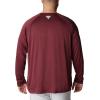 imageColumbia Mens CLG Terminal Tackle Ls ShirtVt  Deep Maroon  Tangy Orange