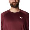 imageColumbia Mens CLG Terminal Tackle Ls ShirtVt  Deep Maroon  Tangy Orange
