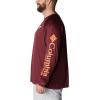 imageColumbia Mens CLG Terminal Tackle Ls ShirtVt  Deep Maroon  Tangy Orange