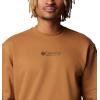 imageColumbia Mens Meridian Creek CrewCamel BrownCsc Center Chest