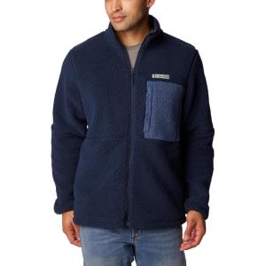 imageColumbia Mens Mountainside Heavyweight FleeceCollegiate NavyDark Mountain