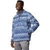 imageColumbia Mens Rugged Ridge Half Snap FleeceDark Mountain Madras Multi