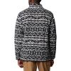 imageColumbia Mens Rugged Ridge Half Snap FleeceDark Stone Madras Tonal