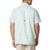 imageColumbia Mens Super Slack Tide Camp ShirtAqua Tone Palaka Plaid