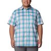 imageColumbia Mens Super Slack Tide Camp ShirtCanyon Blue Ombre Check