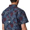 imageColumbia Mens Super Slack Tide Camp ShirtCollegiate Navy Deep Sea Dash