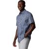 imageColumbia Mens Super Slack Tide Camp ShirtCollegiate Navy Palaka Grid