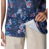 imageColumbia Mens Super Slack Tide Camp ShirtCollegiate Navy Palmeria