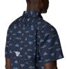 imageColumbia Mens Super Slack Tide Camp ShirtCollegiate Navy Rivermade