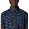 imageColumbia Mens Super Slack Tide Camp ShirtCollegiate Navy Rivermade