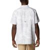 imageColumbia Mens Super Slack Tide Camp ShirtCool Grey Hula Fish Print