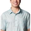 imageColumbia Mens Super Slack Tide Camp ShirtCrushed Blue Casted N Blasted