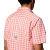 imageColumbia Mens Super Slack Tide Camp ShirtFaded Peach Palaka Grid