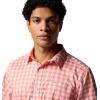 imageColumbia Mens Super Slack Tide Camp ShirtFaded Peach Palaka Grid