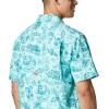 imageColumbia Mens Super Slack Tide Camp ShirtGulf Stream Nautical Tales Print