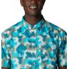 imageColumbia Mens Super Slack Tide Camp ShirtOcean Teal Bass Camo