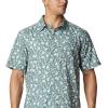 imageColumbia Mens Super Slack Tide Camp ShirtPond Marlin Palms Print