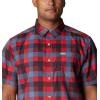 imageColumbia Mens Super Slack Tide Camp ShirtRed Jasper Multi Gingham
