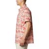 imageColumbia Mens Super Slack Tide Camp ShirtRed SparkNautical Tales Print