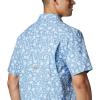 imageColumbia Mens Super Slack Tide Camp ShirtSkyler Marlin Palms Print