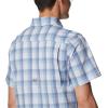 imageColumbia Mens Super Slack Tide Camp ShirtSoft Violet Mid Gingham