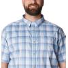imageColumbia Mens Super Slack Tide Camp ShirtSoft Violet Mid Gingham