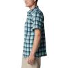 imageColumbia Mens Super Slack Tide Camp ShirtTranquil Teal Mid Gingham