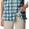 imageColumbia Mens Super Slack Tide Camp ShirtTranquil Teal Mid Gingham
