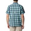 imageColumbia Mens Super Slack Tide Camp ShirtTranquil Teal Mid Gingham