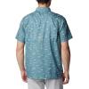 imageColumbia Mens Super Slack Tide Camp ShirtTranquil Teal Tailfins Print