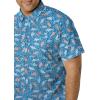 imageColumbia Mens Super Slack Tide Camp ShirtVivid Blue Tribal Fish Print