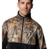 imageColumbia mens PHG Fleece Overlay II 14 ZipBlackRealtree Edge