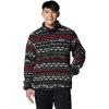 imageColumbia Mens Rugged Ridge Half Snap FleeceBlack Madras Multi