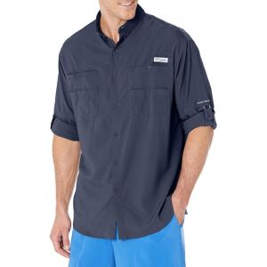 imageColumbia Mens PFG Tamiami II Long Sleeve ShirtDark Mountain