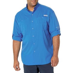 imageColumbia Mens PFG Tamiami II Long Sleeve ShirtDark Pool