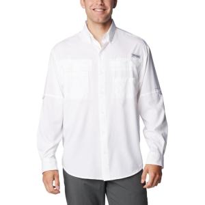 imageColumbia Mens PFG Tamiami II Long Sleeve ShirtWhite