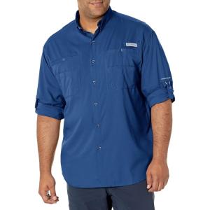imageColumbia Mens PFG Tamiami II Long Sleeve ShirtYacht