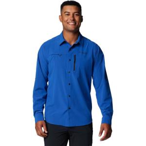 imageColumbia Mens Summit Valley Woven Long Sleeve ShirtMountain Blue