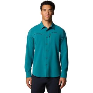 imageColumbia Mens Summit Valley Woven Long Sleeve ShirtRiver Blue