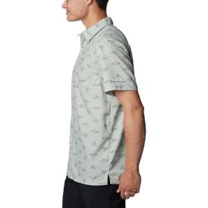 imageColumbia Mens Super Slack Tide Camp ShirtCool Green Rivermade