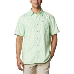 imageColumbia Mens Super Slack Tide Camp ShirtKey West Marlin Palms Print
